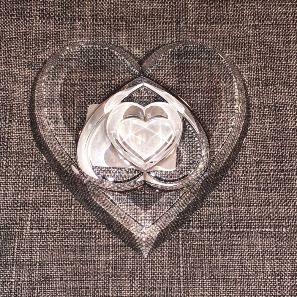 Baccarat Heart Paperweight